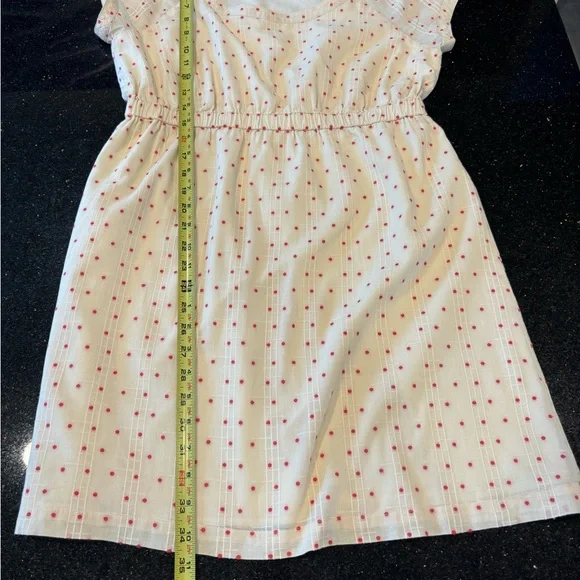 J. Crew Cream Polka Dot Midi Dress - Picture 5 of 7